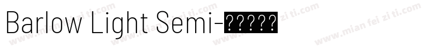 Barlow Light Semi字体转换